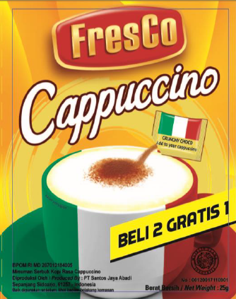 Detail Produk FRESCO CAPPUCCINO RTG 12 X 15 X 25 GR